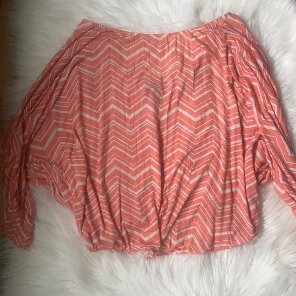 Loose fitting off the shoulder blouse